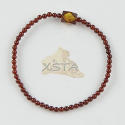 Amber bracelet Small bracelet 18 cm cherry